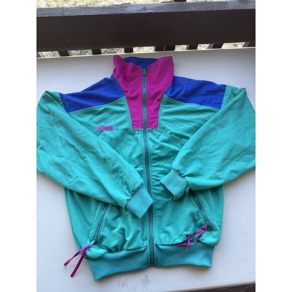 Vintage 90s Teal Women’s Columbia Jacket L - Picture 1 of 4